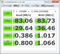 CrystalDiskMarkη